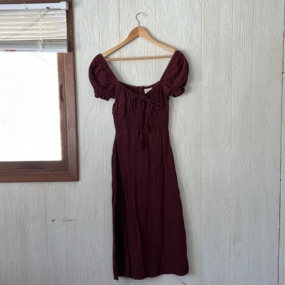 NWT Sheba Midi Dress - chocolate - Picture 5 of 10